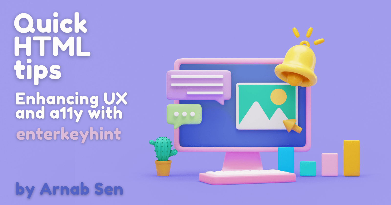 Quick HTML tips: Enhancing UX and Accessibility with `enterkeyhint`.